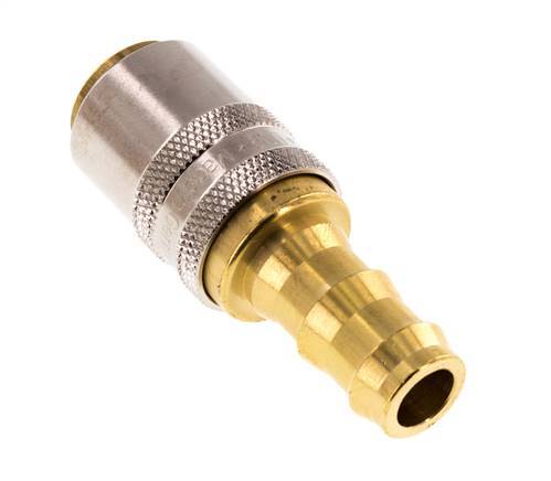 Brass DN 9 Mold Coupling Socket 12.7 mm Hose Pillar