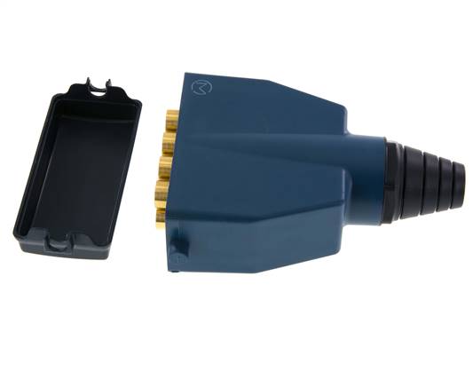 Brass Multi-coupling Plug 8x8 mm Push-in Connections