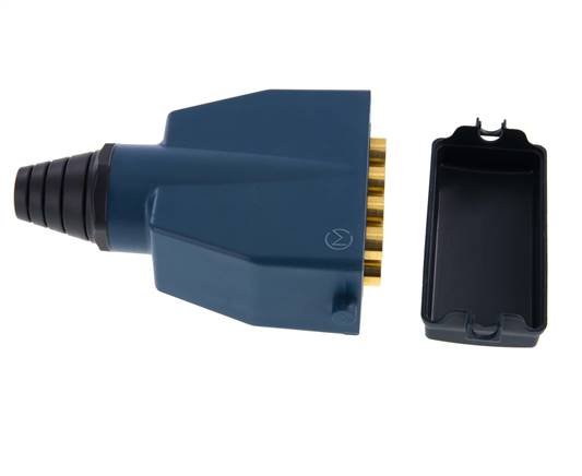 Brass Multi-coupling Plug 8x8 mm Push-in Connections