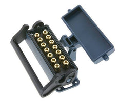 Brass Multi-coupling Socket 14x6 mm Push-in Connections Unlocking Protection