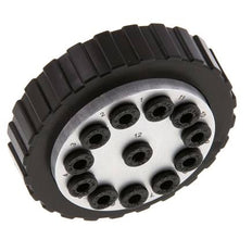 POM Multi-coupling Socket/plug 12x4 mm Push-in Connections Vacuum