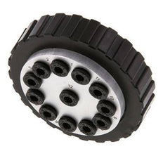 POM Multi-coupling Plug 12x4 mm Push-in Connections Vacuum