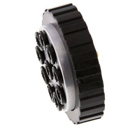 POM Multi-coupling Plug 10x6 mm Push-in Connections Vacuum