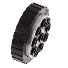 POM Multi-coupling Plug 10x6 mm Push-in Connections Vacuum