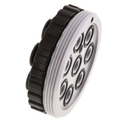 POM Multi-coupling Socket 8x8 mm Push-in Connections Vacuum