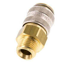 Brass DN 6 Mold Coupling Socket G 1/4 inch Male Threads