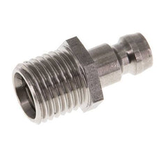 Stainless Steel DN 6 Mold Coupling Plug M14x1.5 Male Threads Double Shut-Off