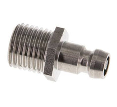 Stainless Steel DN 6 Mold Coupling Plug M14x1.5 Male Threads Double Shut-Off