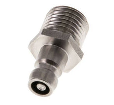 Stainless Steel DN 6 Mold Coupling Plug M14x1.5 Male Threads Double Shut-Off