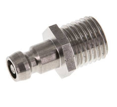 Stainless Steel DN 6 Mold Coupling Plug M14x1.5 Male Threads Double Shut-Off