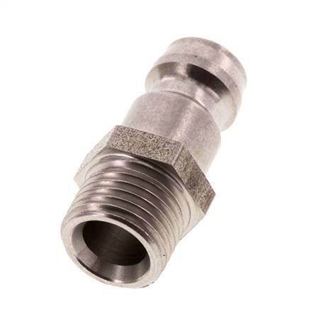 Stainless Steel DN 6 Mold Coupling Plug M10x1 Male Threads