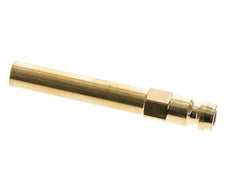 Brass DN 6 Mold Coupling Plug 8x63 mm Push-in Connections [2 Pieces]