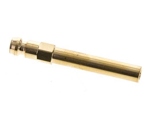Brass DN 6 Mold Coupling Plug 8x63 mm Push-in Connections [2 Pieces]