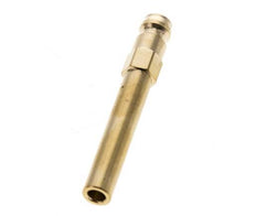 Brass DN 6 Mold Coupling Plug 8x63 mm Push-in Connections [2 Pieces]