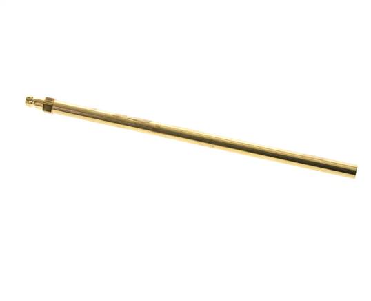 Brass DN 6 Mold Coupling Plug 10x360 mm Push-in Connections
