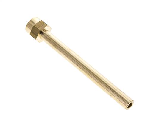 M14x1.5 Female Threaded Brass Pipe 120 mm long