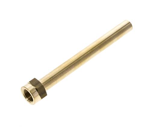 M16x1.5 Female Threaded Brass Pipe 150 mm long