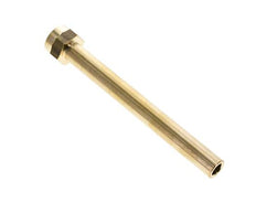 M16x1.5 Female Threaded Brass Pipe 150 mm long