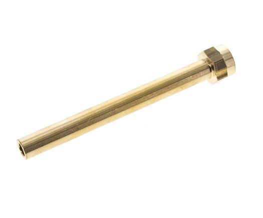 M16x1.5 Female Threaded Brass Pipe 150 mm long