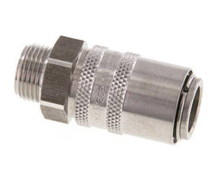 Stainless Steel DN 9 Mold Coupling Socket G 3/8 inch Male Threads
