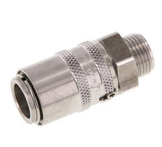 Stainless Steel DN 9 Mold Coupling Socket G 3/8 inch Male Threads
