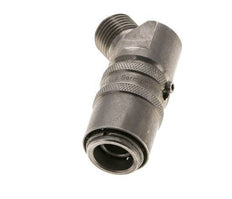 Stainless Steel DN 9 Mold Coupling Socket M16x1.5 Male Threads 45-deg
