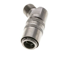 Stainless Steel DN 9 Mold Coupling Socket G 3/8 inch Male Threads 45-deg