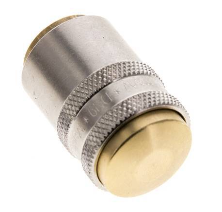 Brass DN 9 Mold Coupling Socket D13 mm