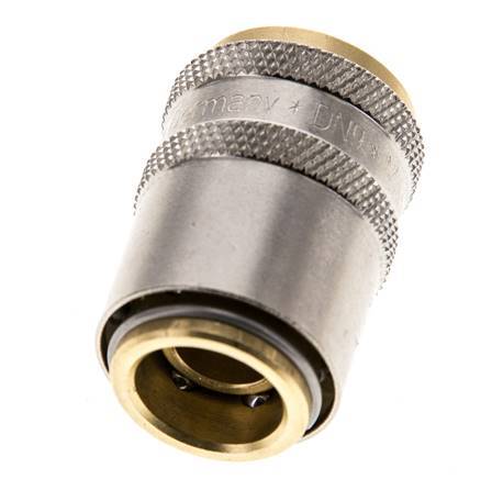 Brass DN 9 Mold Coupling Socket D13 mm