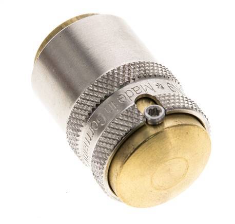 Brass DN 9 Mold Coupling Socket D13 mm Unlocking Protection