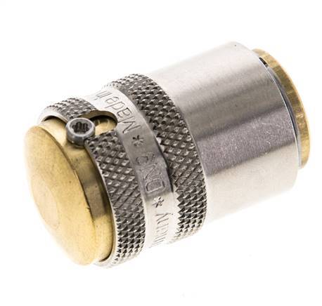 Brass DN 9 Mold Coupling Socket D13 mm Unlocking Protection