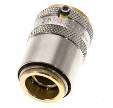 Brass DN 9 Mold Coupling Socket D13 mm Unlocking Protection