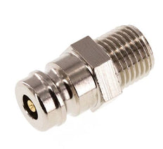Brass DN 9 Mold Coupling Plug G 1/4 inch Male Threads Double Shut-Off