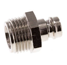 Brass DN 9 Mold Coupling Plug G 1/2 inch Male Threads Double Shut-Off