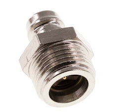 Brass DN 9 Mold Coupling Plug G 1/2 inch Male Threads Double Shut-Off