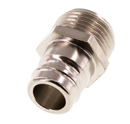Brass DN 9 Mold Coupling Plug G 3/8 inch Male Threads [5 Pieces]