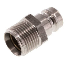 Stainless Steel DN 9 Mold Coupling Plug G 3/8 inch Male Threads Double Shut-Off