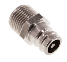 Stainless Steel DN 9 Mold Coupling Plug G 3/8 inch Male Threads Double Shut-Off