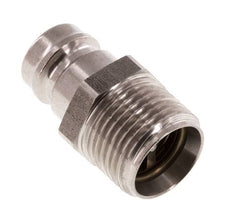 Stainless Steel DN 9 Mold Coupling Plug G 3/8 inch Male Threads Double Shut-Off