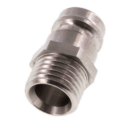 Stainless Steel DN 9 Mold Coupling Plug M14x1.5 Male Threads