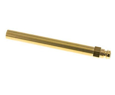 Brass DN 9 Mold Coupling Plug 14x150 mm Push-in Connections