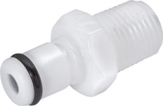 POM DN 3.2 Linktech Coupling Plug R 1/4 inch Male Threads 20 Series