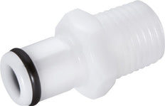 POM DN 6.4 Linktech Coupling Plug R 1/4 inch Male Threads 40 Series