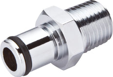 Brass DN 6.4 Linktech Coupling Plug 1/4 inch Male NPT Threads Double Shut-Off 40 Series