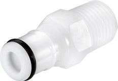 POM DN 6.4 Linktech Coupling Plug 1/4 inch Male NPT Threads 50 Series