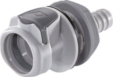 PP DN 9.5 Linktech Coupling Socket 9.5 mm Hose Pillar Bulkhead 60 Series