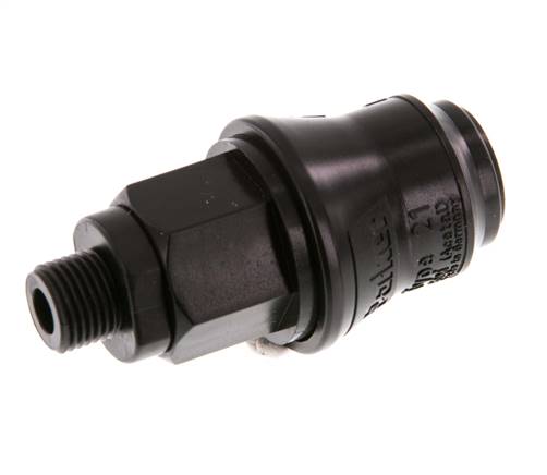 POM DN 5 Coupling Socket G 1/8 inch Male Threads