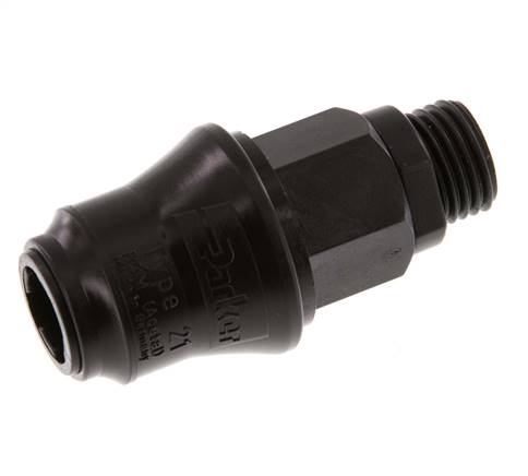 POM DN 5 Coupling Socket G 1/4 inch Male Threads