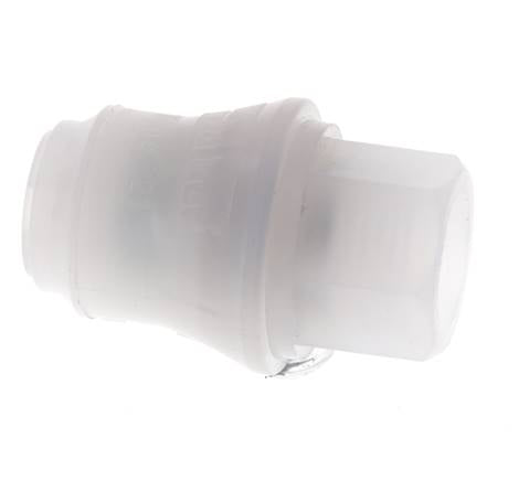 PVDF DN 5 Coupling Socket G 1/4 inch Female Threads