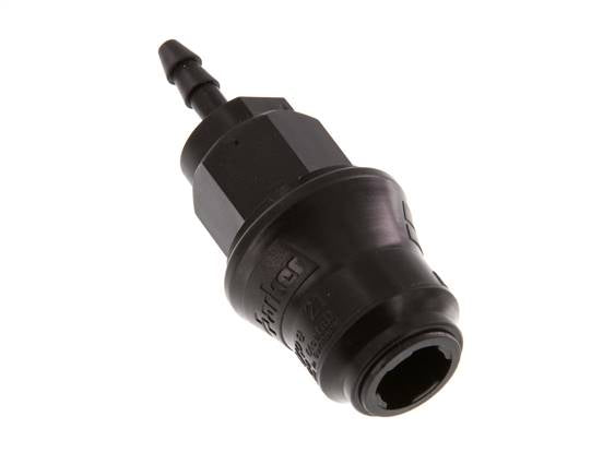 POM DN 5 Coupling Socket 4 mm Hose Pillar